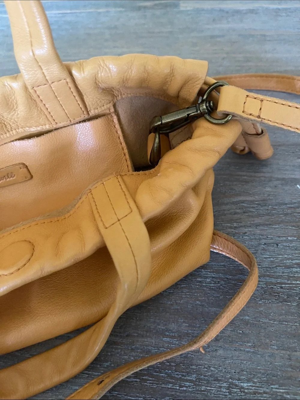 Madewell compact leather